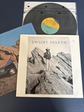 DWIGHT YOAKAM - Just Lookin For A hit Vintage LP Vinyl VG+/VG+  picture