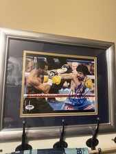 Manny Pacquiao Signed 8x10 Auto Vs Shane Mosley Photo Framed PSA/DNA picture