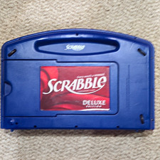 Scrabble Deluxe Edition Words Board Game Complete Ages 8+ 2+ Players picture