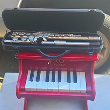 First Act Silver Concert Flute & F.A.O SCHWARZ Mini Piano picture