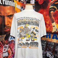 Vintage University Arkansas Pine Bluff Homecoming Looney Tunes T-Shirt Sz 2XL picture