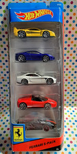 HOT WHEELS 5 PACK 2013 RACE FERRARI NEW picture