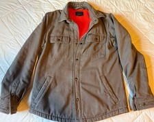 filson fleece lined Jac shirt | Olive Canvas | Medium picture