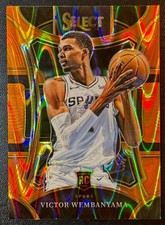 2023-24 Select RC VICTOR WEMBANYAMA - Mezzanine Level Orange Tectonic #311, EX picture
