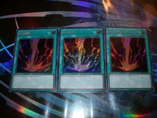 3x Raigeki 1st Edition Secret Rare RA05-EN110 Yu-Gi-Oh picture