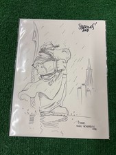 Moritat Original Sketch Elephant Man WonderCon 2008 Richard Starkings Autograph picture