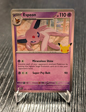 Pokémon TCG 30th Anniversary Holo 2-Card Lot Espeon 069/128 Umbreon 091/128 picture