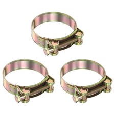 3pcs T-Bolt Hose Clamp 74-79mm Adjustable Intake Radiator Pipe Clamp] picture