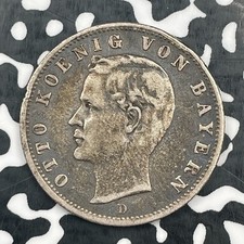 1903-D Germany Bavaria 2 Mark Lot#N1545 Silver picture