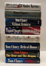 Lot of 8 Tom Clancy Hardcover Books w/ Dust Jackets picture