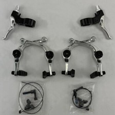 ALTA Front Or Rear Alloy Bmx Bicycle U Brake Set Chrome 28 to 48mm Reach. picture