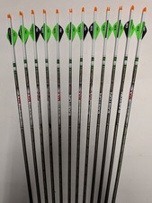 12 Easton Full Metal Jacket FMJ MAX 5mm 250 Arrows Custom Dip/Crest/Blazer Vane picture