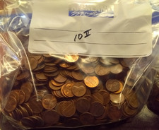 60 lbs   Bullion Copper memorial Pennies 95% Copper  Cents see below picture