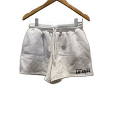 White Fox Leisure Lounge Sweat Shorts - Grey, size Small picture