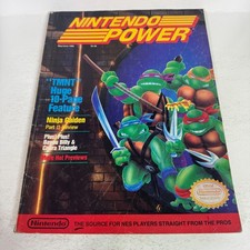Nintendo Power Magazine NES May/June 1989 TMNT Mega Man II Poster Issue 6 picture