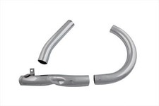 UL 3 Piece Exhaust System Set Chrome for Harley-Davidson picture