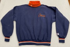vintage syracuse orangemen sweatshirt Moc Neck The Game Men’s Large Pullover B63 picture