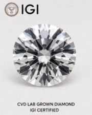 2.15ct Round Lab Grown Diamond D VVS1 IGI Certified | Excellent Cut picture