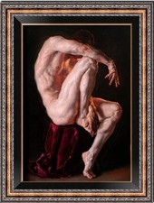 Hand Painted Oil Painting art young male Nude On Canvas 24