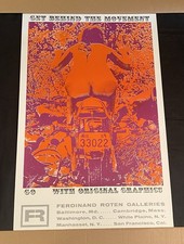 1968 Get Behind the Movement William Weege Art Poster Ferdinand Roten Galleries picture
