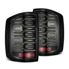 For 15-18 Chevrolet Silverado Sequential LED Luxx Alpha Black Tail Lights Lamps picture
