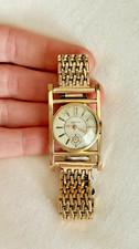 Vintage Running 1940s Longines Mainliner 14K GF Drivers Watch Caged Bezel 17J picture