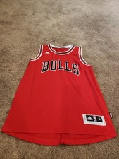 Adidas Swingman Nba Authentics Adult Meduim Chicago Bulls Red Jersey  picture