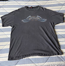 Vintage 90s Harley Davidson  Motorcycles Distressed Faded T-Shirt, Size XL picture