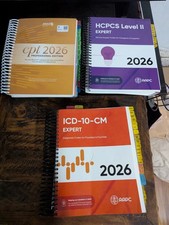 AAPC 2026 Expert Medical Coding Books: CPT, ICD-10-CM & HCPCS Level II Spiral picture