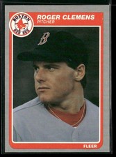 1985 Fleer Rookie - Roger Clemens (#155)  Boston Red Sox picture