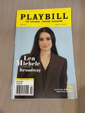 Playbill Magazine  Lea Michele cover - April 2026 RARE Chess Broadway picture