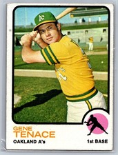 Gene Tenace 1973 Topps #524 Oakland Athletics picture