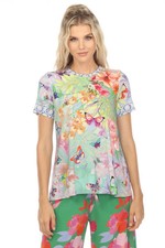 Johnny Was Cozumel Favorite Short Sleeve Crew Neck Swing Tee T11823-2D picture