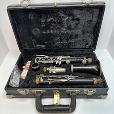 Vintage Noblet Paris Model 40 Wood Bb Clarinet France B69258 Case & Accessories picture