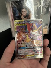 Pokemon 2019 Sun & Moon Black Star Promo #SM230 Charizard & Braixen Tag Team GX picture