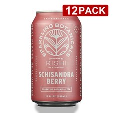 Sparkling Botanical Tea Rishi Schisandra Berry Unsweetened 12 Oz Can Fl 12 Pack picture