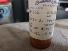 Elvis Presley Owned and Used Empty Bottle from to Hairdresser Homer Gilleland picture