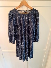 Madewell NWT Pintuck Puff Sleeve Mini Dress in Cottage Floral Size M picture