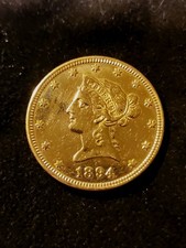 1894-P Liberty Gold $10  Great Coin Real Looker Rare 🇺🇸 Pictures Accurate.  picture