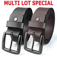 Men’s belts,Full Grain Genuine Leather Casual Dress Jeans Belts for Men  picture