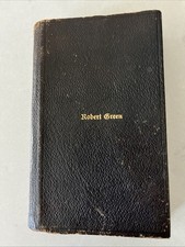 Gefangbuch Robert Green  1918 Deutichen Evang.-Lutherisches Antique picture