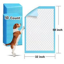 32*58IN-50pcs,Upgraded Thickened Super Absorbent Leak-Proof Puppy Training Pads picture