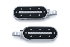 Kuryakyn 7031 Heavy Industry Pegs with Male Mount Adapters, Chrome '10 - '21 picture