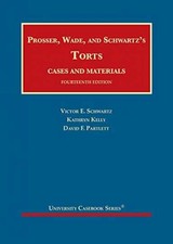 Prosser, Wade and Schwartz's - Hardcover, by Schwartz Victor; Kelly - Very Good picture