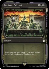 Nuclear Fallout (Showcase) -Foil Near Mint MTG Universes Beyond: Fallout picture
