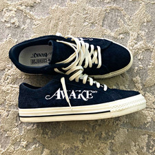 Converse x Awake NY One Star Suede Low Top Sneaker Black/White Men’s 11 A07143C picture