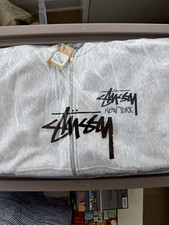 Stüssy New York Full Zip Track Jacket Men’s M/L Regular Fit Logo picture