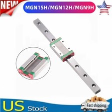 1/2/4PCS MGN12H MGN9H Miniature Linear Slide Rail Guide 150-1500mm+Block CNC picture
