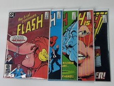 Flash 345 346 347 348 349 DIRECT DC Comics 5 Book Run Copper Age 1985 picture