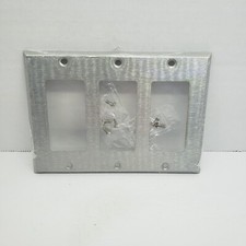 Mulberry 3-Gang Block / GFCI Wall Plate Cover Stainless Steel  #97403 picture
